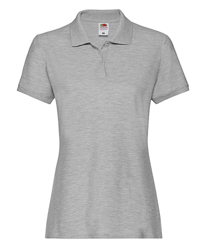 Fruit Of The Loom 63030 Ladies Premium Cotton Polo Shirt Other Color - COOZO