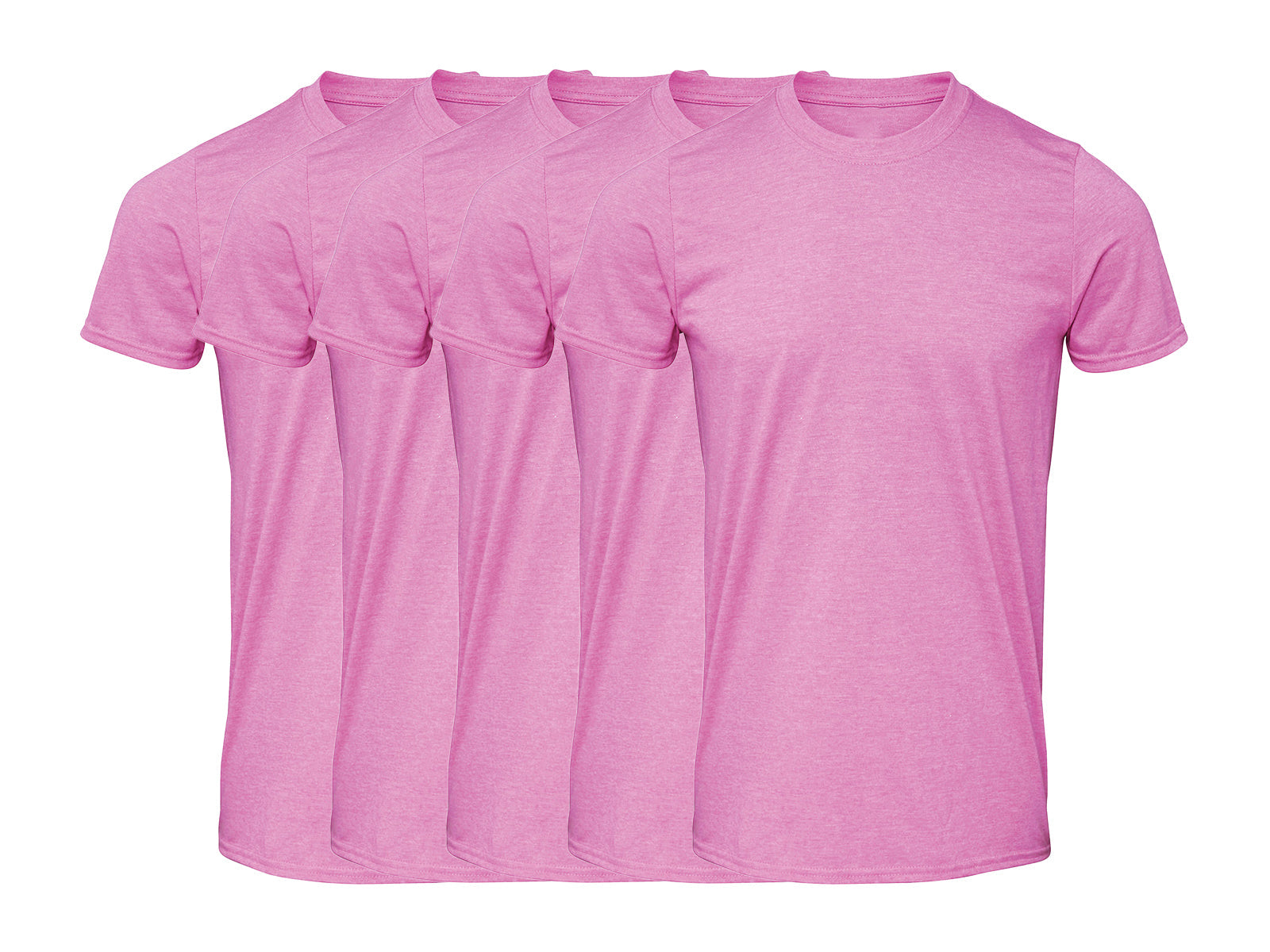 COOZO 64000 Mens Soft Cotton Pack of 5 Plain Short Sleeve T-Shirts Single Other Color - COOZO