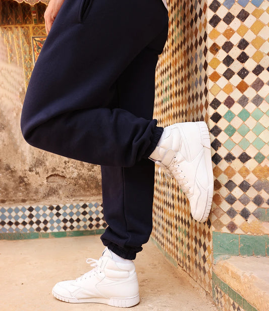 COOZO-Iconic premium elasticated cuff jog pants