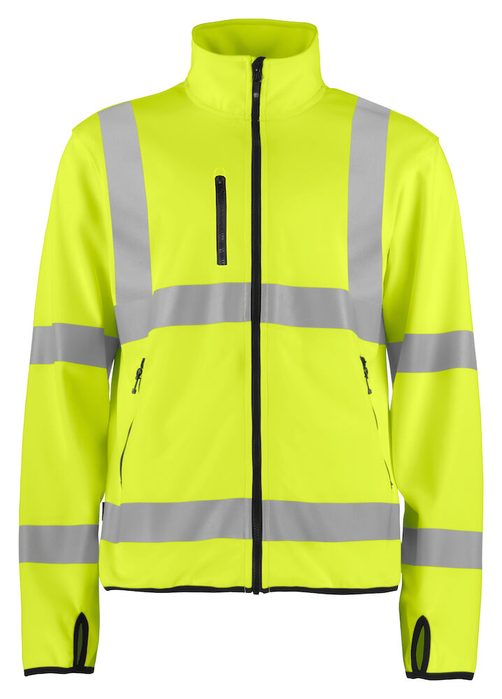 ProJob 646105 SOFTSHELL JACKET LITE EN ISO 20471 CLASS 3 - COOZO