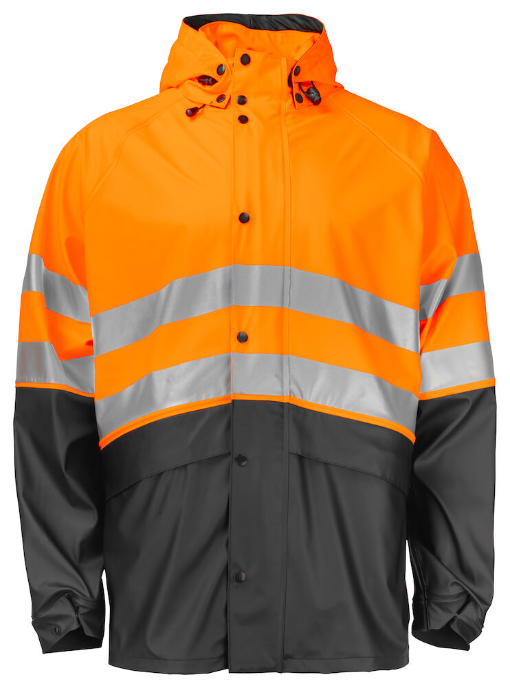 ProJob 646431 RAIN JACKET SHORT EN ISO 20471 CLASS 3/2 - COOZO