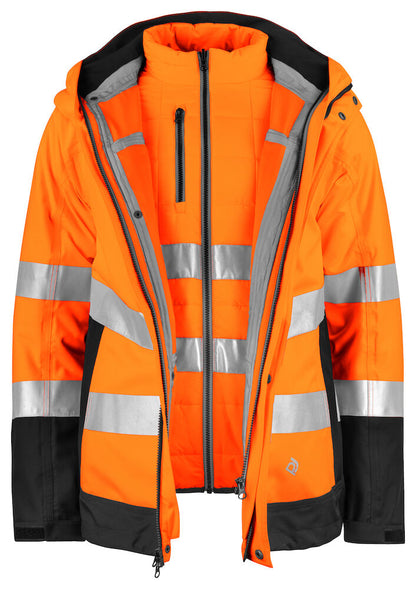 ProJob 6445 FUNCTIONAL JACKET 3-IN-1 EN ISO 20471 CLASS 3/2 - COOZO