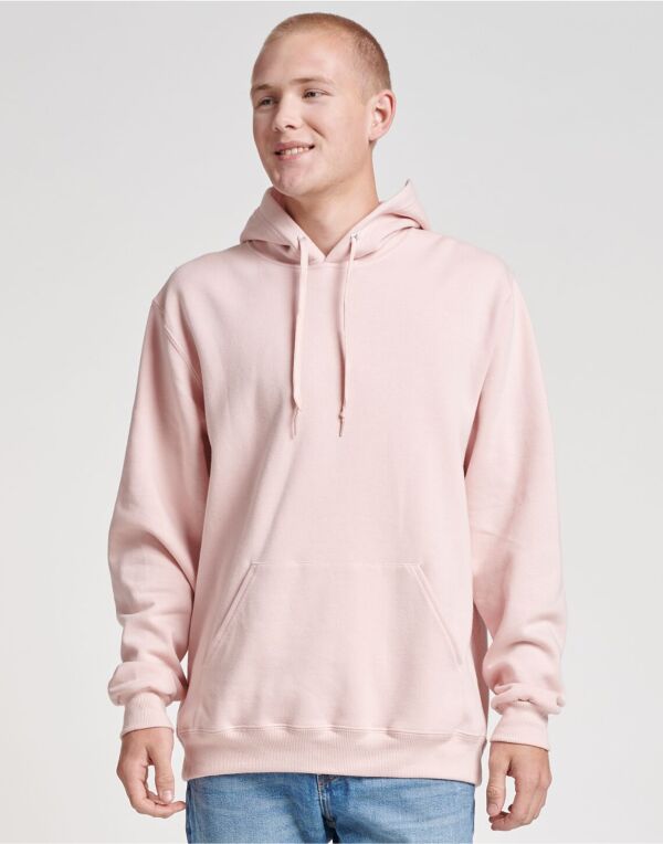 Jerzees 700M Unisex Eco Premium Hooded Sweatshirt 100% recycled polyester Moisture-wicking for all-day comfort - COOZO