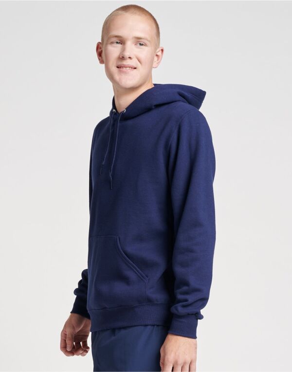 Jerzees 700M Unisex Eco Premium Hooded Sweatshirt 100% recycled polyester Moisture-wicking for all-day comfort - COOZO