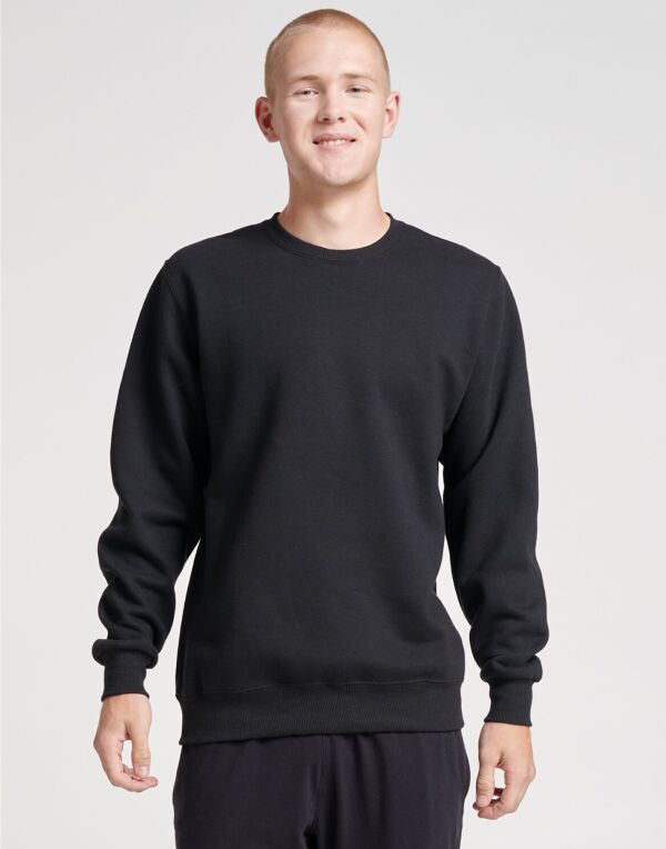 Jerzees 701M Unisex Eco Premium Sweatshirt 100% recycled polyester Moisture-wicking for all-day comfort - COOZO