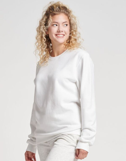 Jerzees 701M Unisex Eco Premium Sweatshirt 100% recycled polyester Moisture-wicking for all-day comfort - COOZO