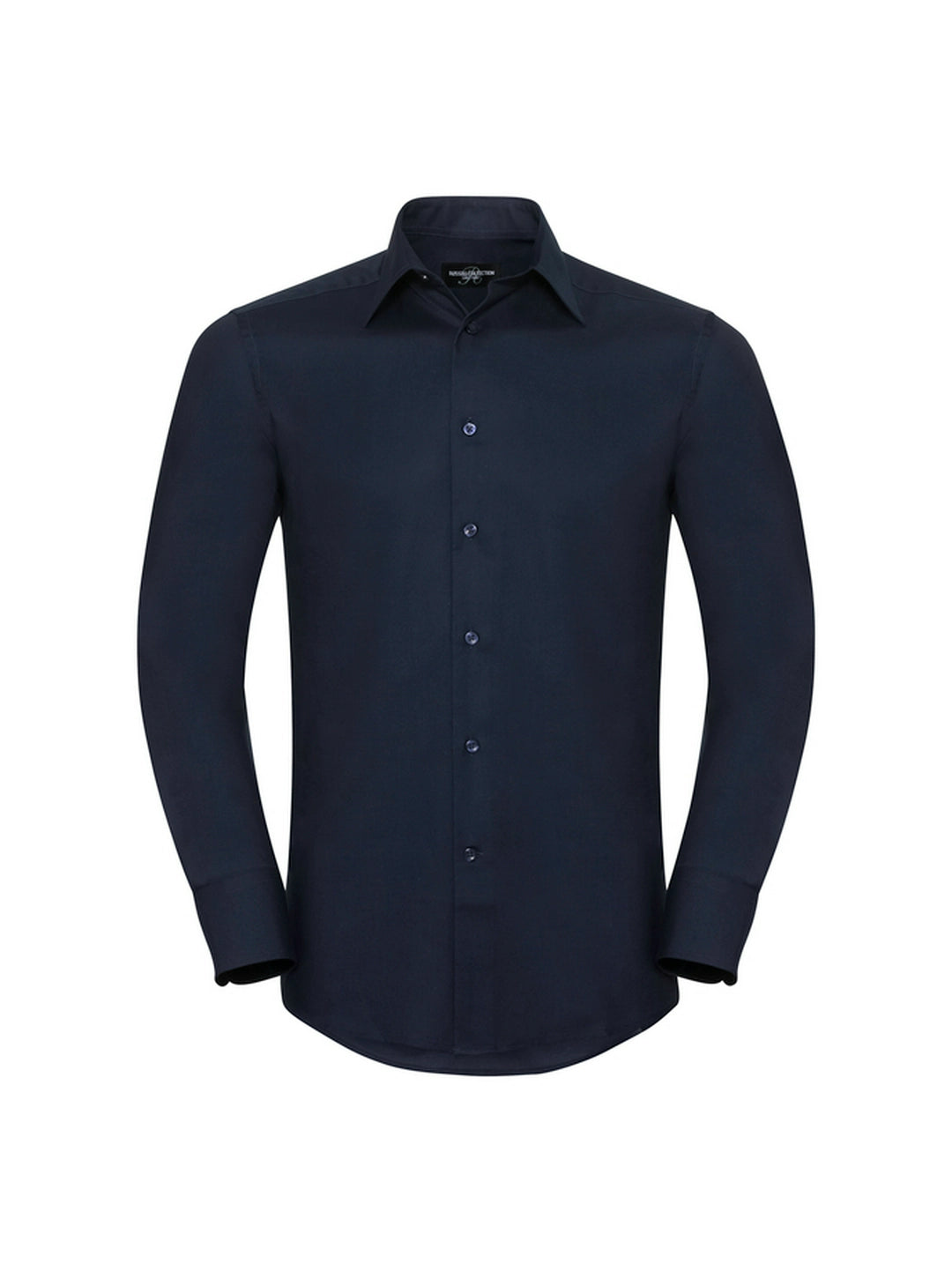 Russell Collection 922M Tailored Easy Care Long Sleeve Oxford Shirt 135gsm Mens - COOZO