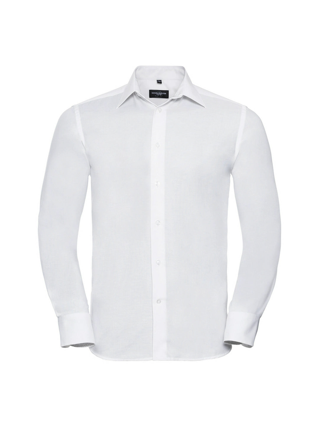 Russell Collection 922M Tailored Easy Care Long Sleeve Oxford Shirt 135gsm Mens - COOZO