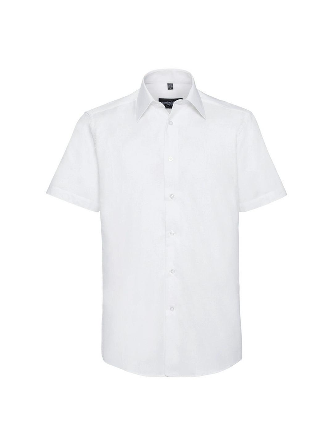 Russell Collection 923M Men's Short Sleeve Tailored Oxford Shirt - COOZO