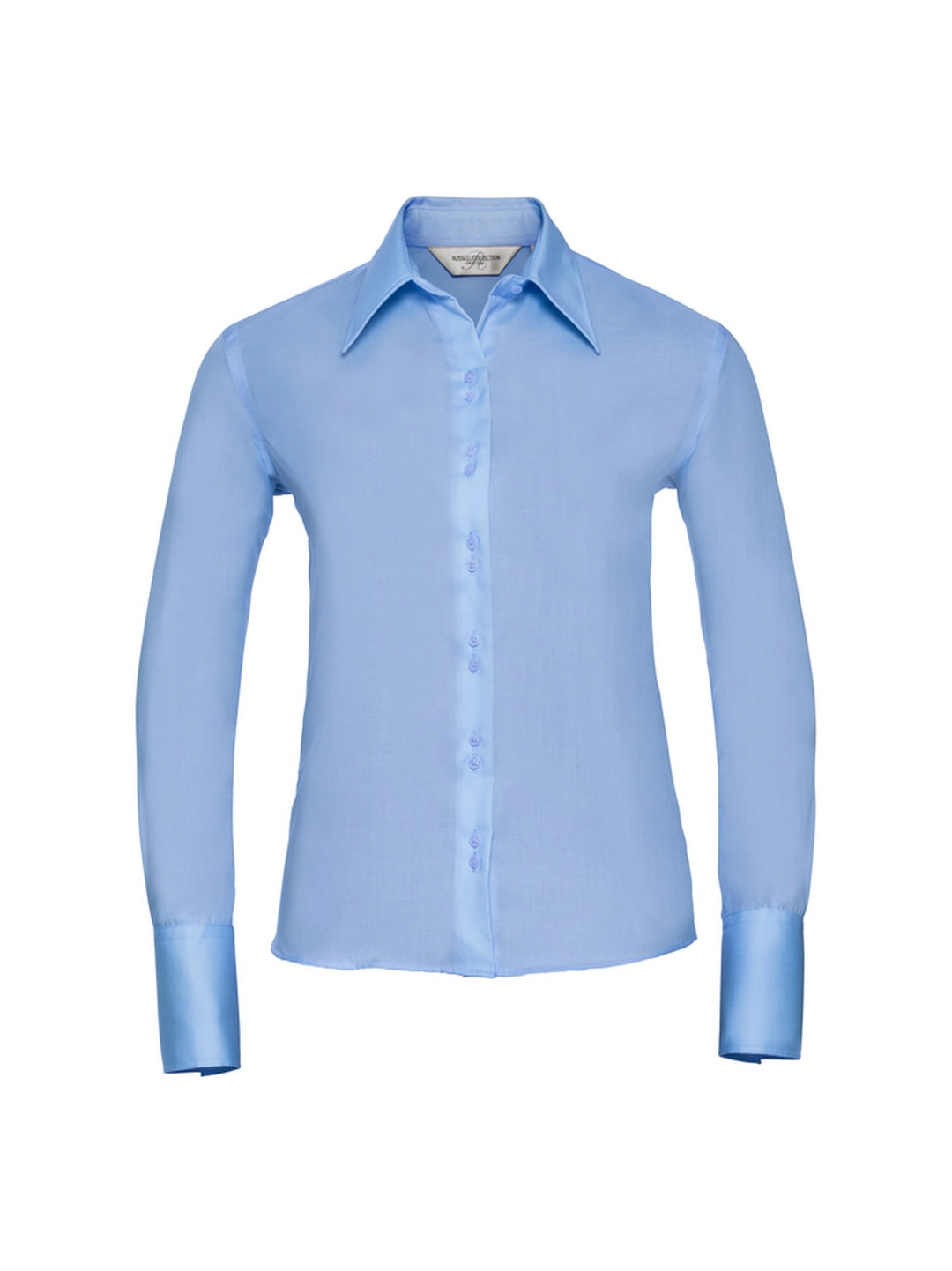 Russell Collection 956F Ultimate Non Iron Long Sleeve Twill Shirt 120gsm Ladies - COOZO