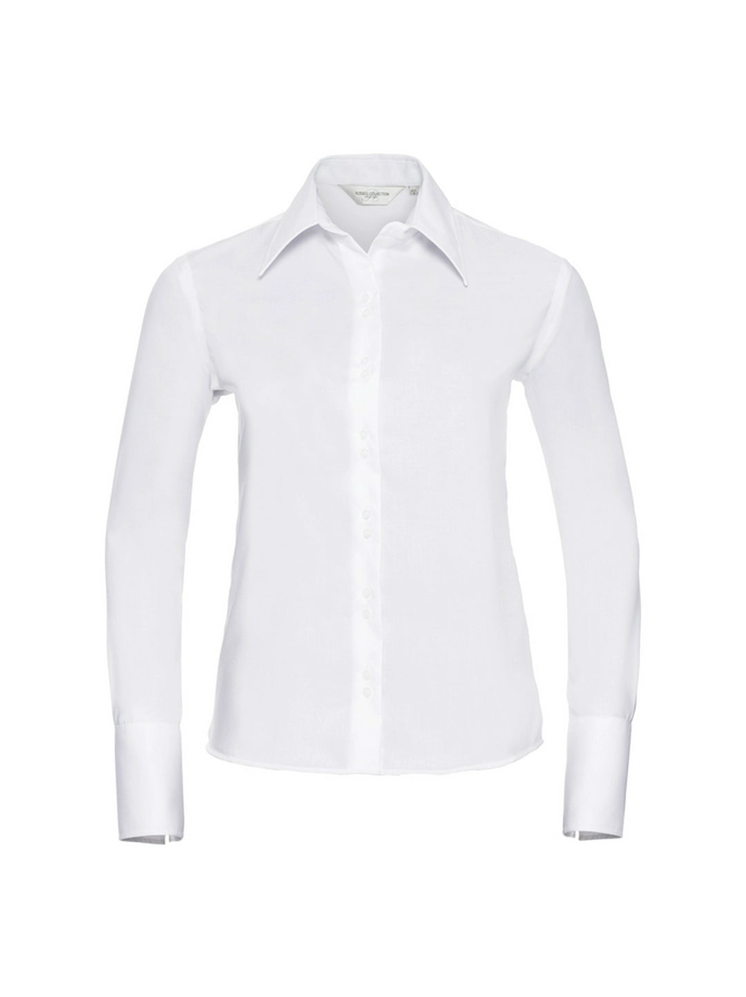 Russell Collection 956F Ultimate Non Iron Long Sleeve Twill Shirt 120gsm Ladies - COOZO