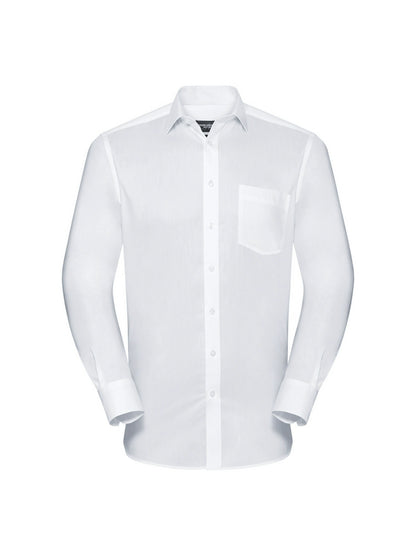 Russell Collection 972M Men's Long Sleeve Tailored Coolmax Shirt - COOZO