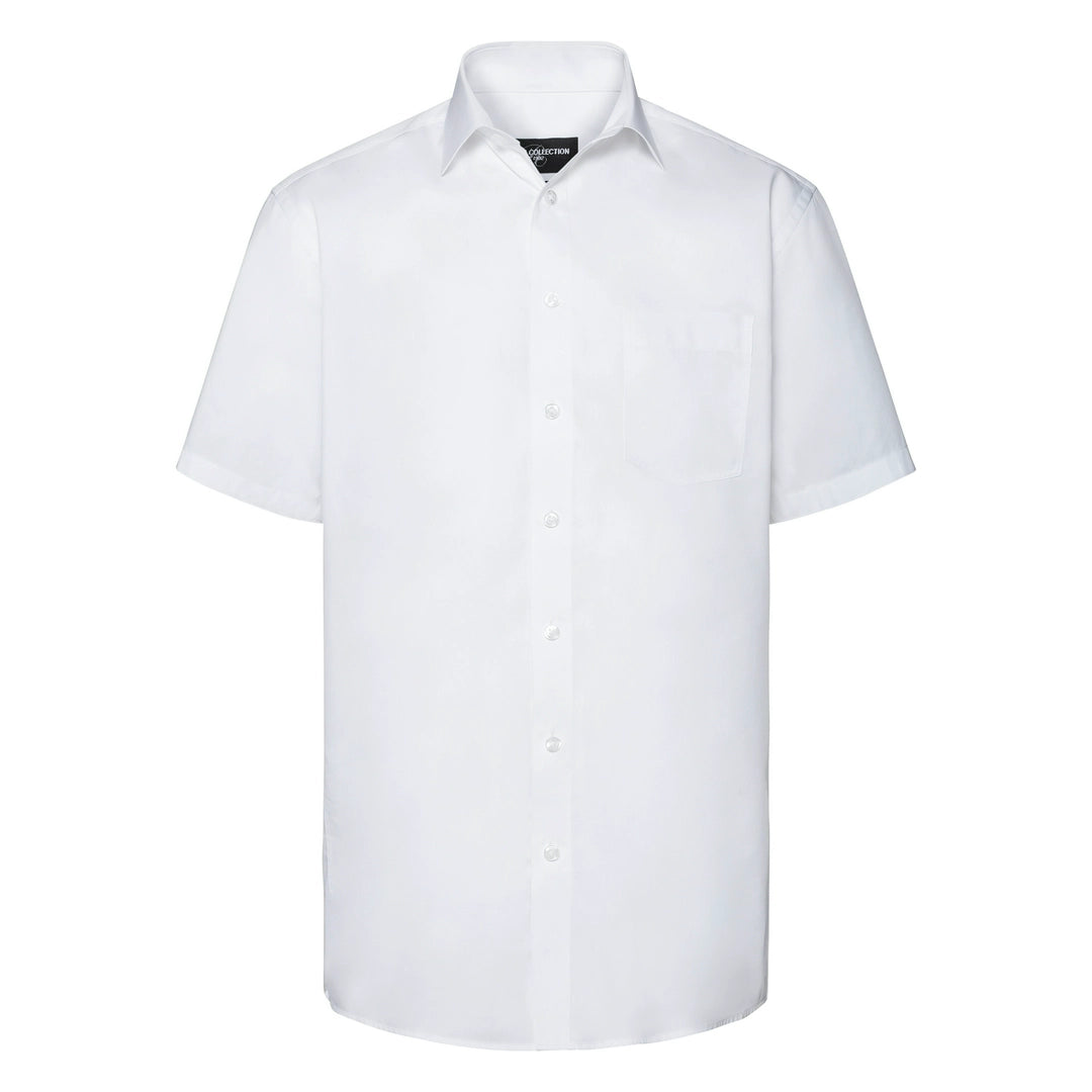 Russell 973M Men's Short Sleeve Tailored Coolmax Shirt - COOZO