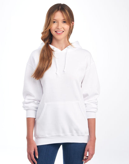 Jerzees 996M Unisex NuBlend Hooded Sweatshirt 2-ply hood with grommets - COOZO
