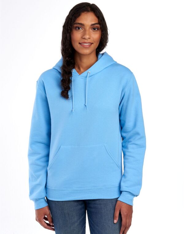 Jerzees 996M Unisex NuBlend Hooded Sweatshirt 2-ply hood with grommets - COOZO
