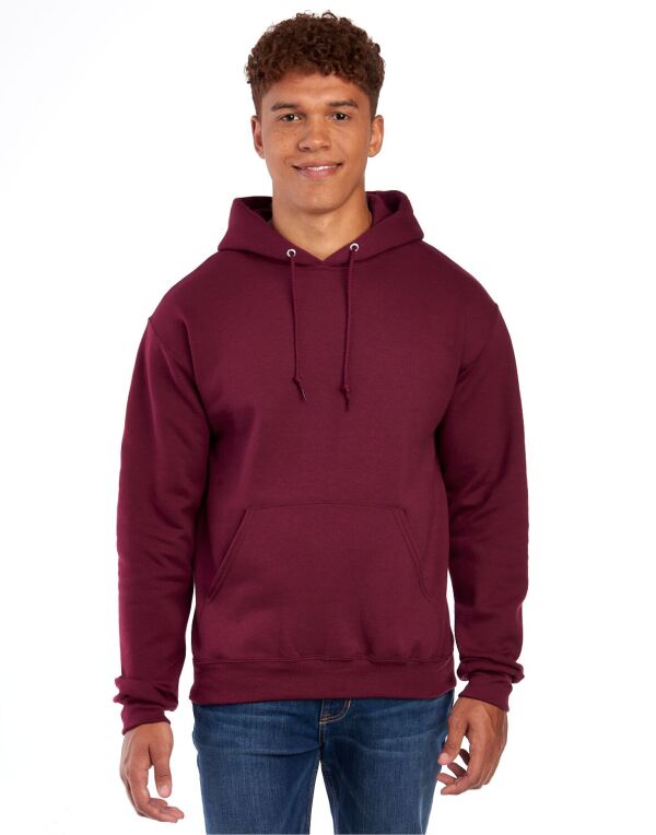 Jerzees 996M Unisex NuBlend Hooded Sweatshirt 2-ply hood with grommets - COOZO