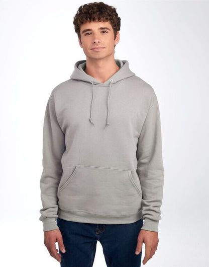 Jerzees 996M Unisex NuBlend Hooded Sweatshirt 2-ply hood with grommets - COOZO