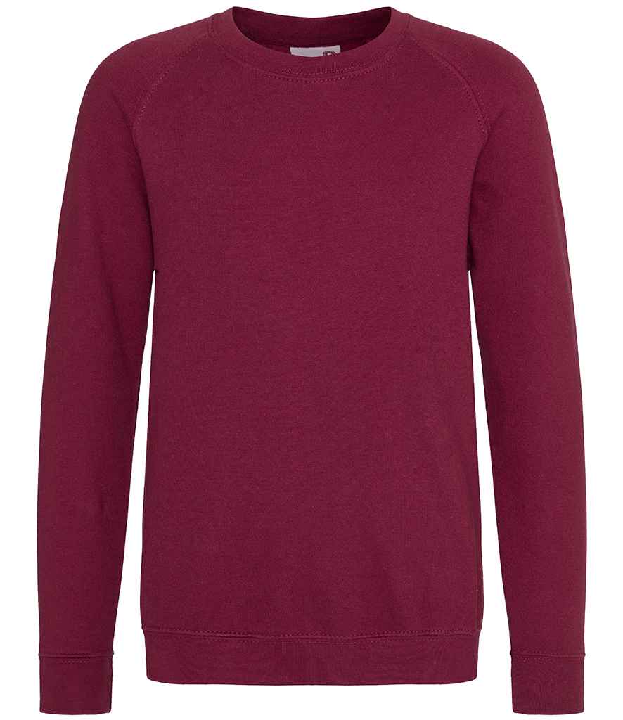 AWDis AC01J AWDis Academy Kids Raglan Sweatshirt - COOZO