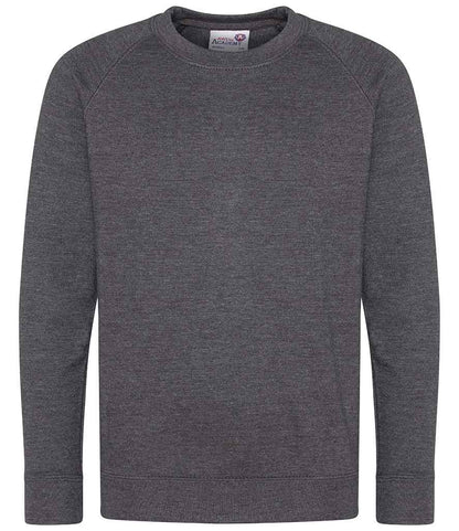 AWDis AC01J AWDis Academy Kids Raglan Sweatshirt - COOZO