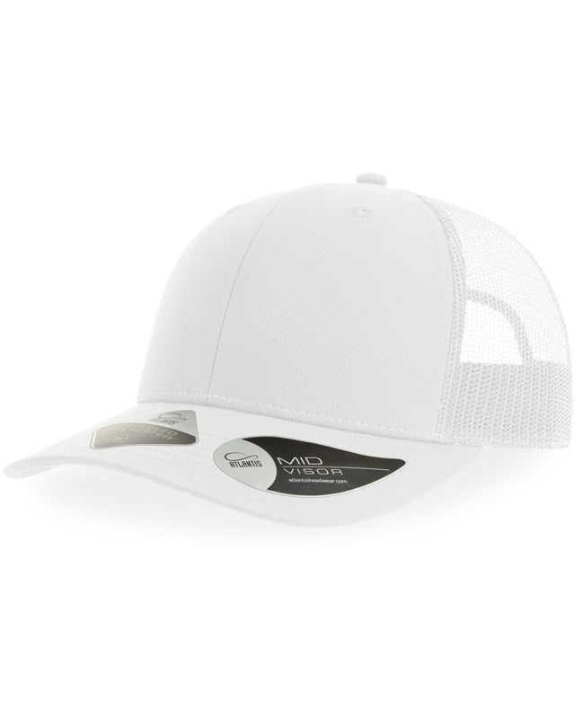Atlantis ACBRYC Bryce Recycled Trucker 5 Panel Cap - COOZO