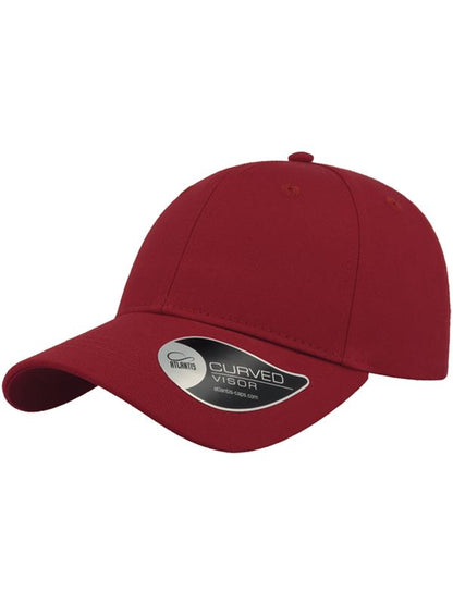 Atlantis ACHITS Hit S Twill Curved Visor 6 Panel Sustainable Structured Cap