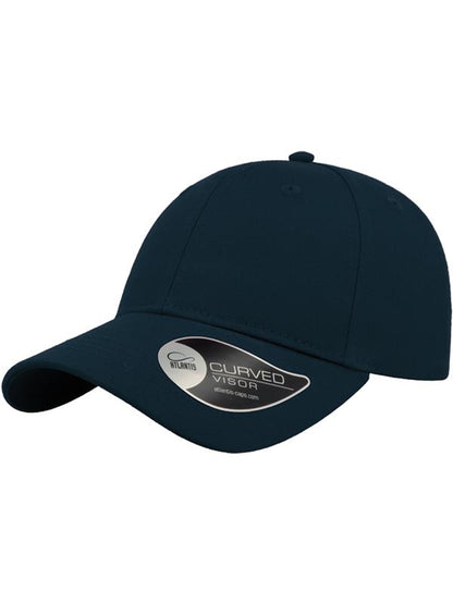 Atlantis ACHITS Hit S Twill Curved Visor 6 Panel Sustainable Structured Cap