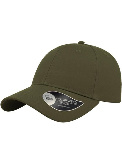 Atlantis ACHITS Hit S Twill Curved Visor 6 Panel Sustainable Structured Cap