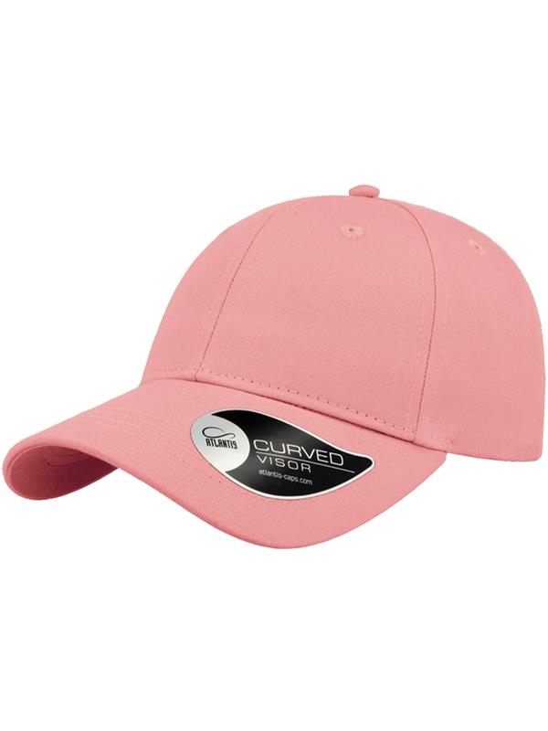 Atlantis ACHITS Hit S Twill Curved Visor 6 Panel Sustainable Structured Cap