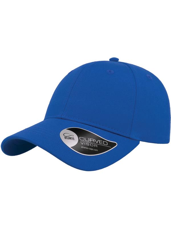 Atlantis ACHITS Hit S Twill Curved Visor 6 Panel Sustainable Structured Cap