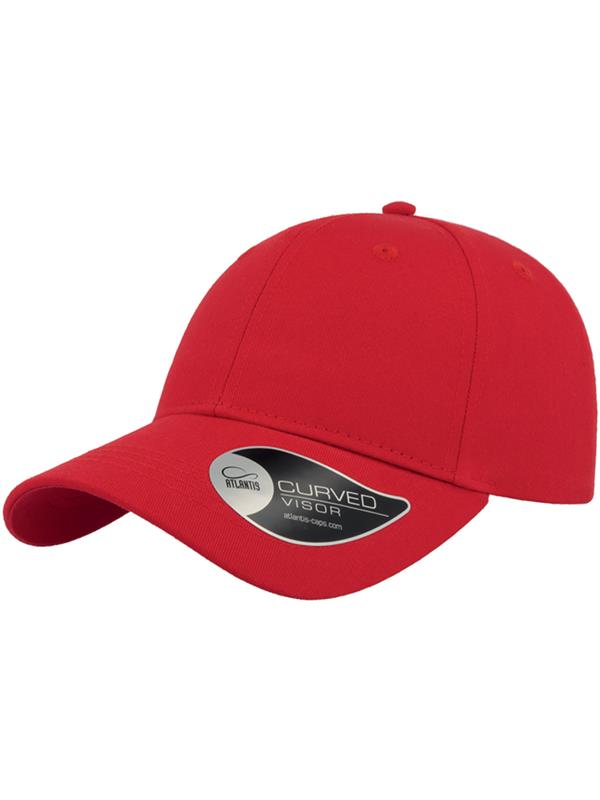Atlantis ACHITS Hit S Twill Curved Visor 6 Panel Sustainable Structured Cap