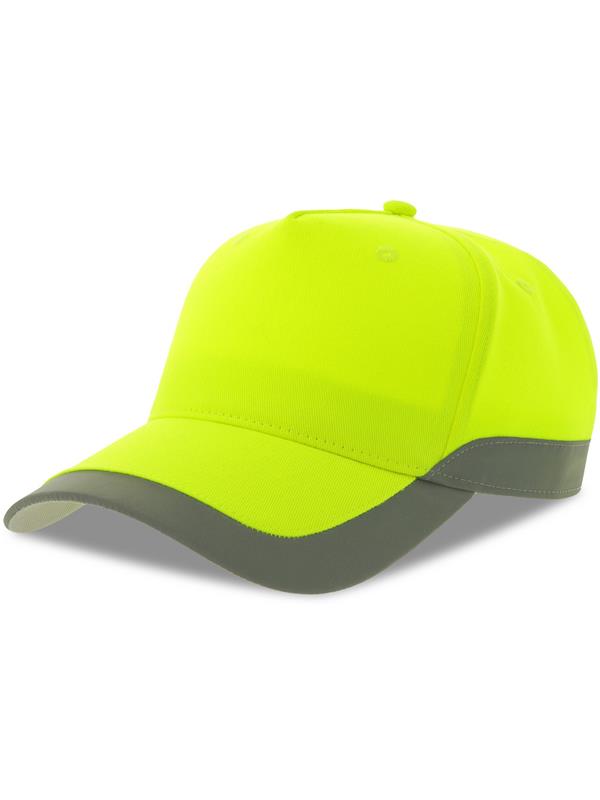 Atlantis ACHLPS Helpy S 5 Panel Structured High Profile Curved Visor Reflective Recycled Cap