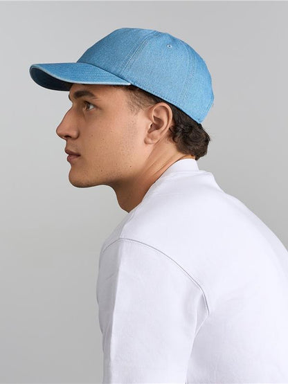 Atlantis ACIRAC Iraya 5 Panel Unstructured Low Profile Mid Visor Denim Recycled Cap