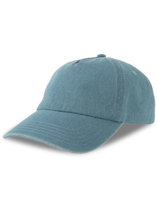 Atlantis ACIRAC Iraya 5 Panel Unstructured Low Profile Mid Visor Denim Recycled Cap
