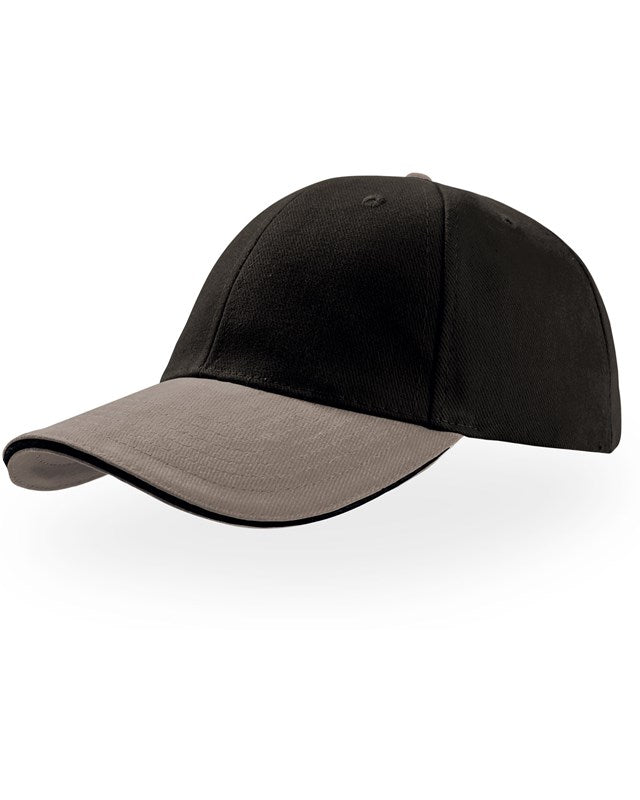 Atlantis ACLISA Liberty Sandwich Heavy Brush Cotton 6 Panel Baseball Cap - COOZO