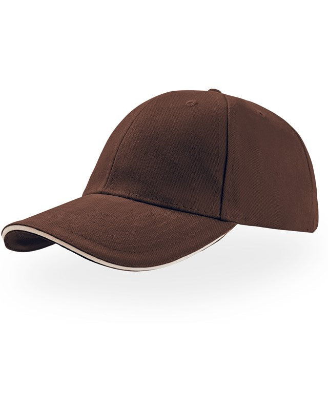 Atlantis ACLISA Liberty Sandwich Heavy Brush Cotton 6 Panel Baseball Cap - COOZO