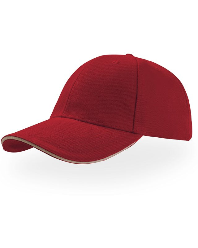 Atlantis ACLISA Liberty Sandwich Heavy Brush Cotton 6 Panel Baseball Cap - COOZO