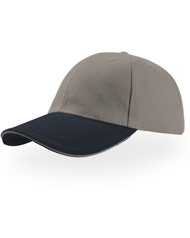 Atlantis ACLISA Liberty Sandwich Heavy Brush Cotton 6 Panel Baseball Cap - COOZO