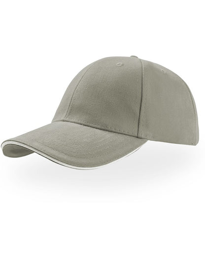 Atlantis ACLISA Liberty Sandwich Heavy Brush Cotton 6 Panel Baseball Cap - COOZO