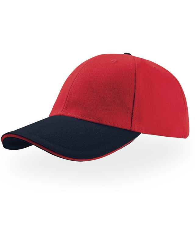 Atlantis ACLISA Liberty Sandwich Heavy Brush Cotton 6 Panel Baseball Cap - COOZO