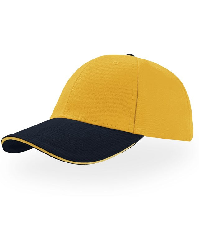 Atlantis ACLISA Liberty Sandwich Heavy Brush Cotton 6 Panel Baseball Cap - COOZO