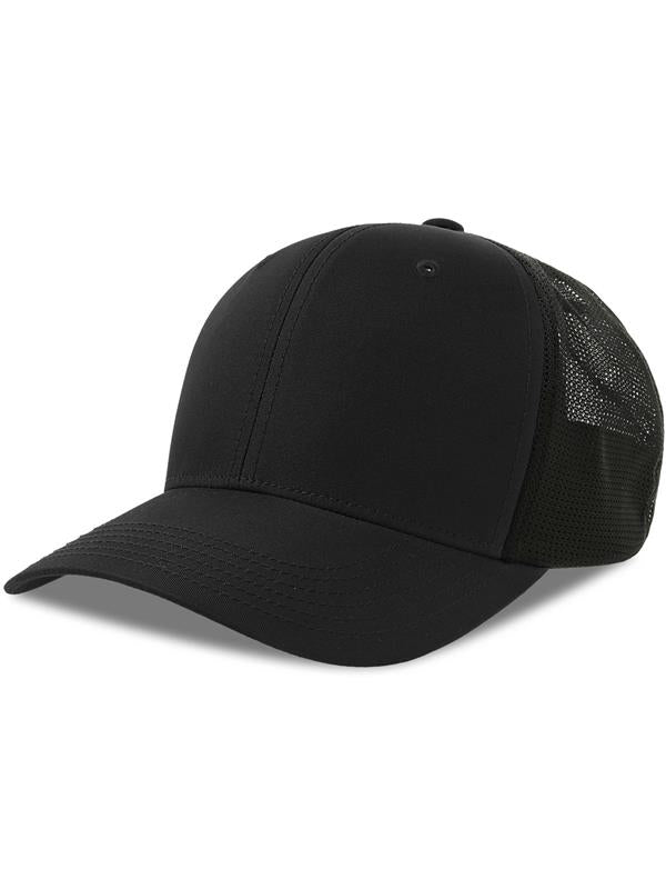 Atlantis ACNILA Nila 6 Panel Structured Low Profile Mid Visor Stretch Fully Closed Recycled Trucker Cap
