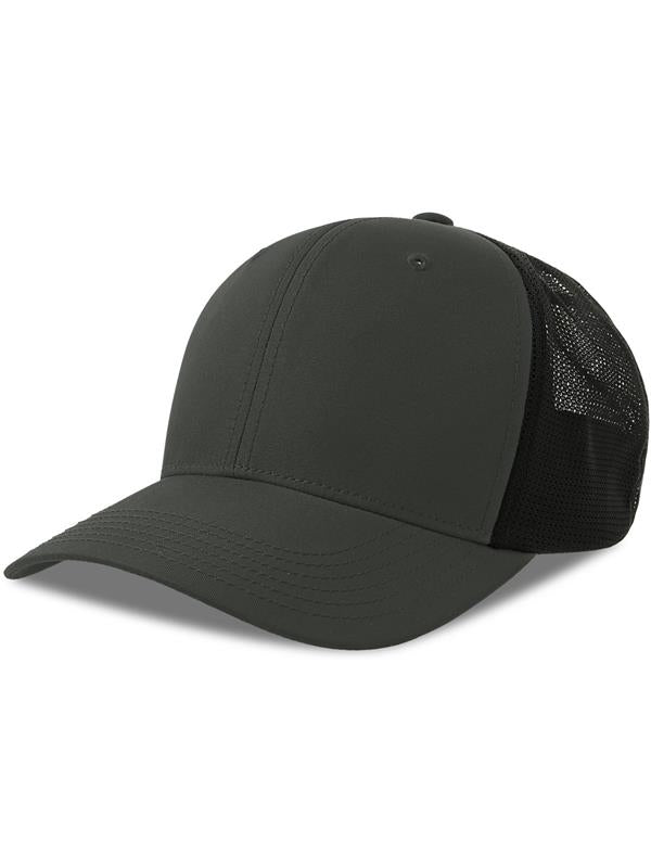 Atlantis ACNILA Nila 6 Panel Structured Low Profile Mid Visor Stretch Fully Closed Recycled Trucker Cap