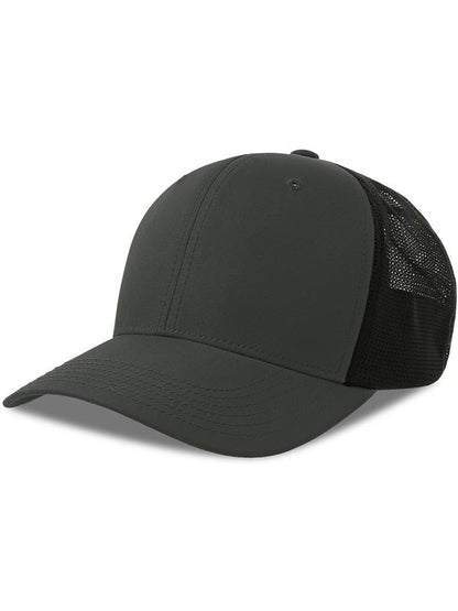 Atlantis ACNILA Nila 6 Panel Structured Low Profile Mid Visor Stretch Fully Closed Recycled Trucker Cap