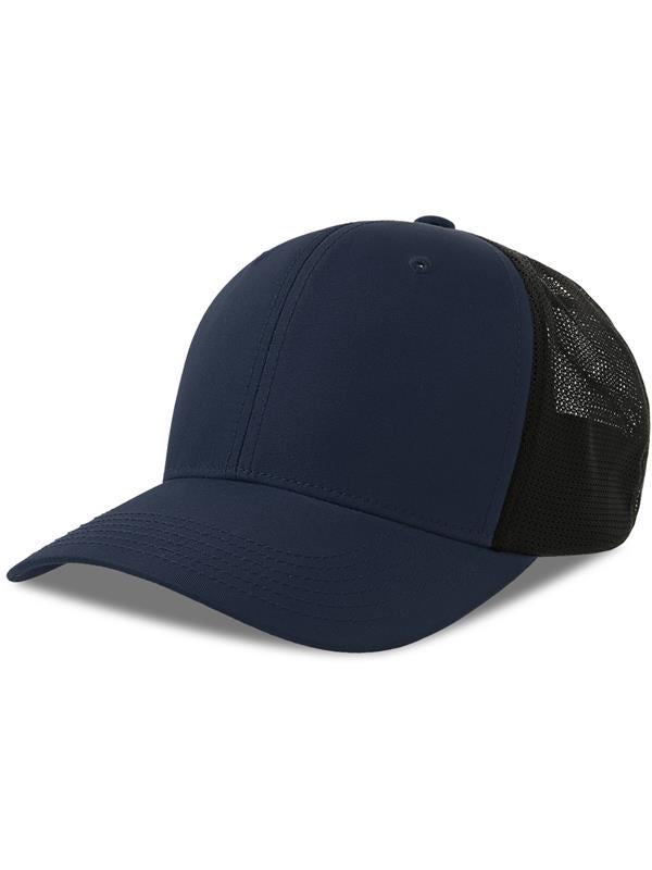 Atlantis ACNILA Nila 6 Panel Structured Low Profile Mid Visor Stretch Fully Closed Recycled Trucker Cap