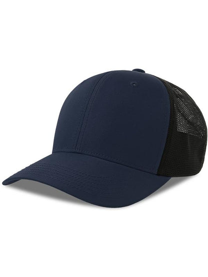 Atlantis ACNILA Nila 6 Panel Structured Low Profile Mid Visor Stretch Fully Closed Recycled Trucker Cap