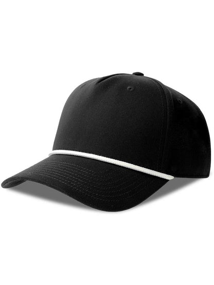 Atlantis ACPAKA Paka 5 Panel Structured High Profile Mid Visor With Rope Recycled Cap