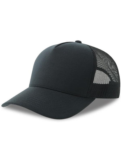Atlantis ACRAJS Rapper Jersey S 5 Panel Structured Mid Profile Mid Visor Recycled Trucker Cap