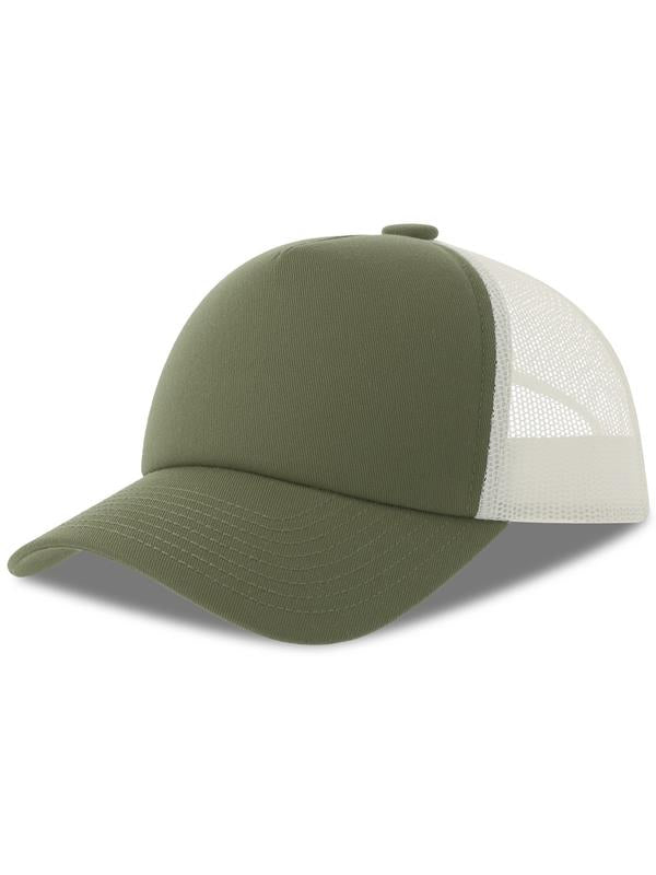Atlantis ACRCRD Record S 5 Panel Structured High Profile Mid Visor Recycled Trucker Cap