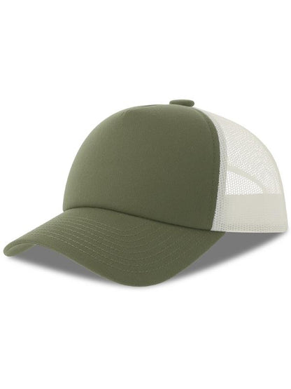Atlantis ACRCRD Record S 5 Panel Structured High Profile Mid Visor Recycled Trucker Cap