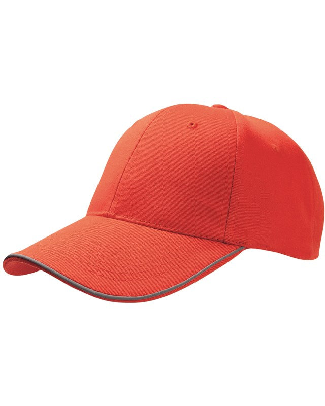Atlantis ACREFL Reflect 6 Panel Reflective Piping Baseball Cap - COOZO